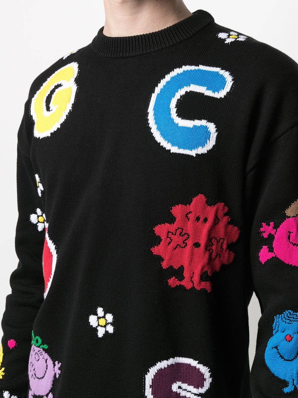 Mr. Men & Little Miss intarsia logo jumper - 5