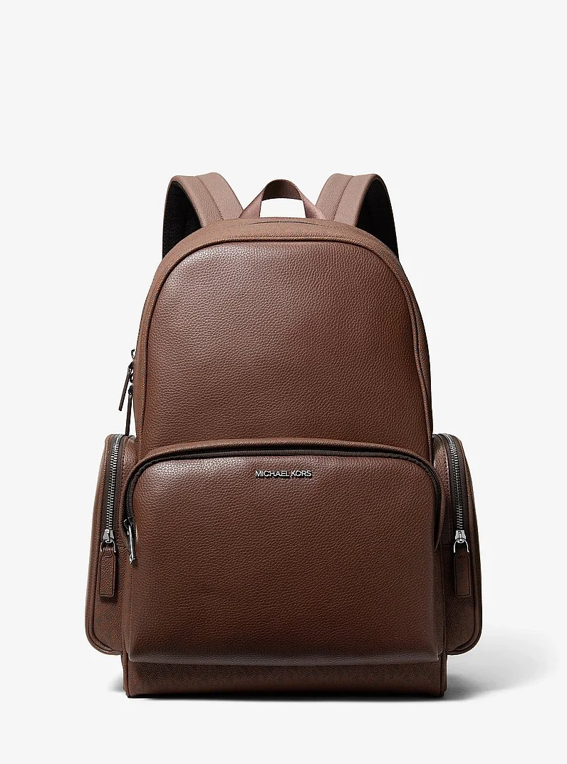 Cooper Leather and Signature Logo Backpack - 1