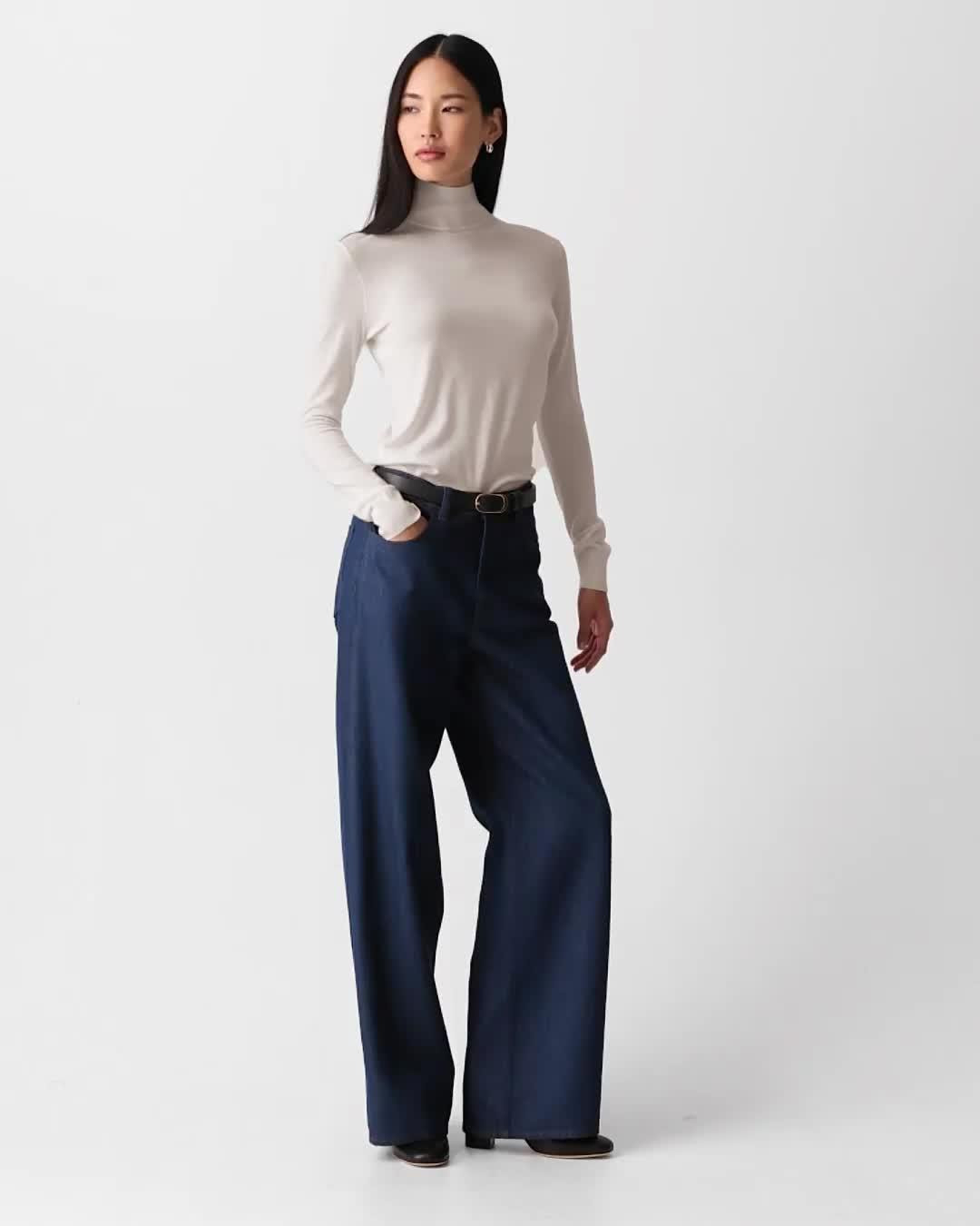 Turtleneck Sweater in Regal Wool - 7