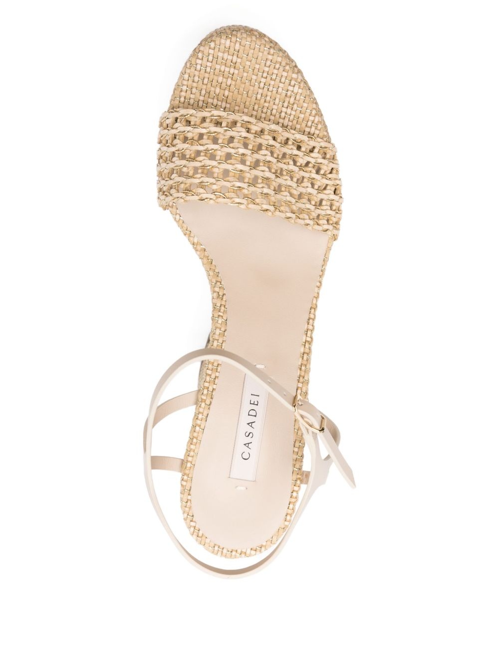 woven platform sandals - 4