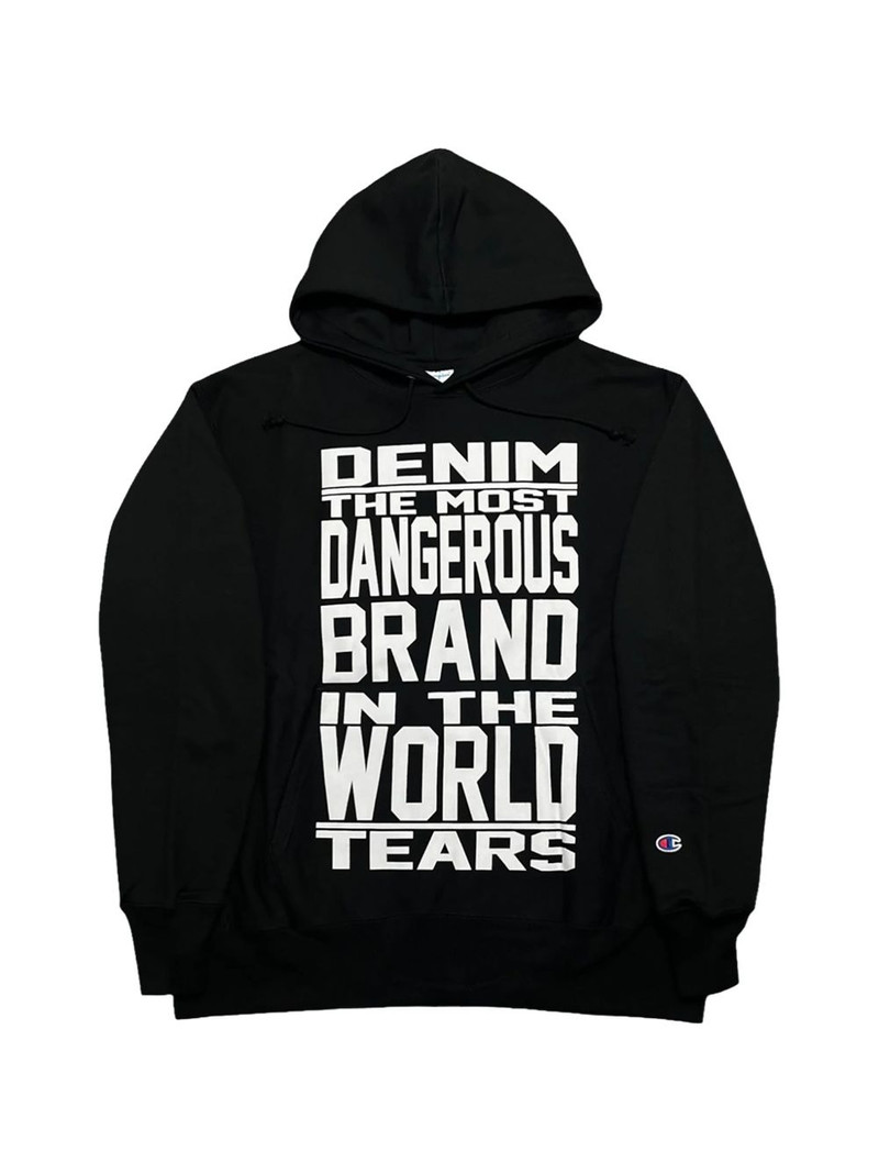 Mission Statement printed hoodie 1