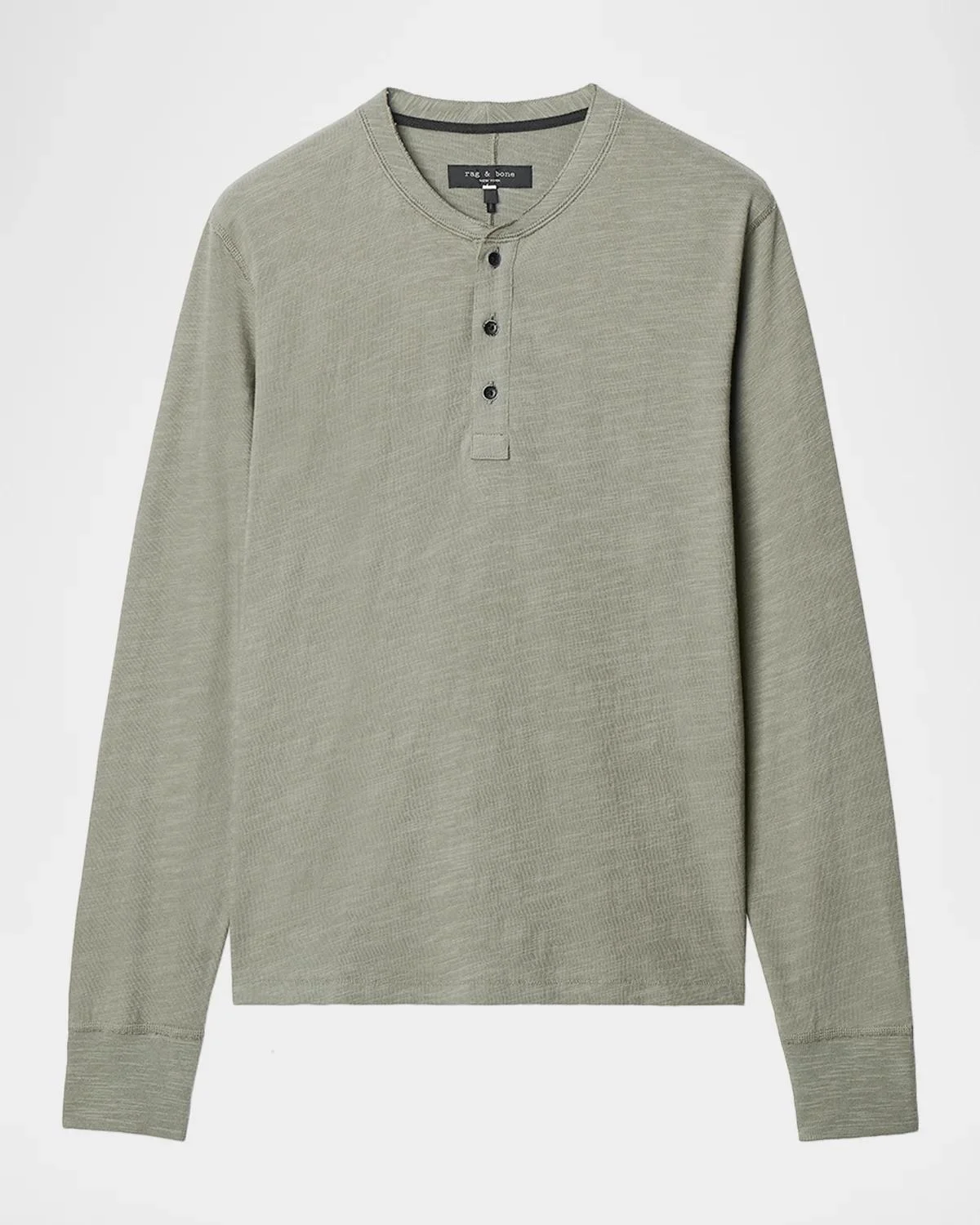 Men's Classic Flame Henley Long-Sleeve T-Shirt - 1