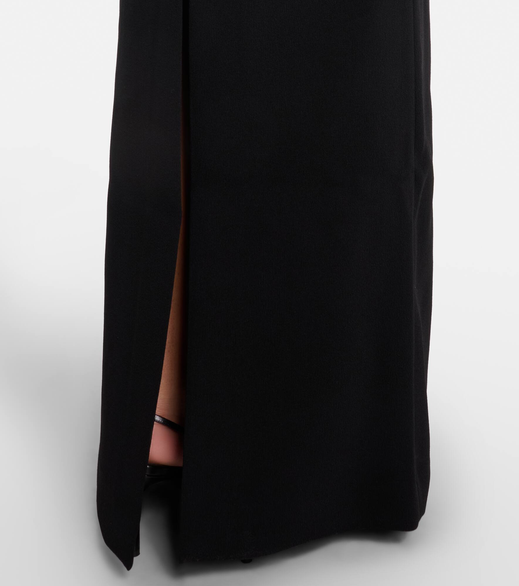 Lynette embellished crêpe bustier gown - 6