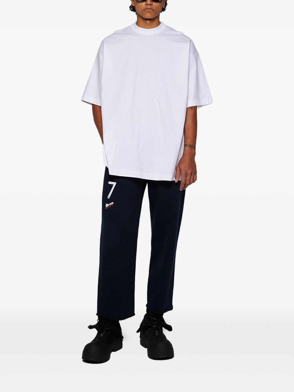cropped track pants - 2