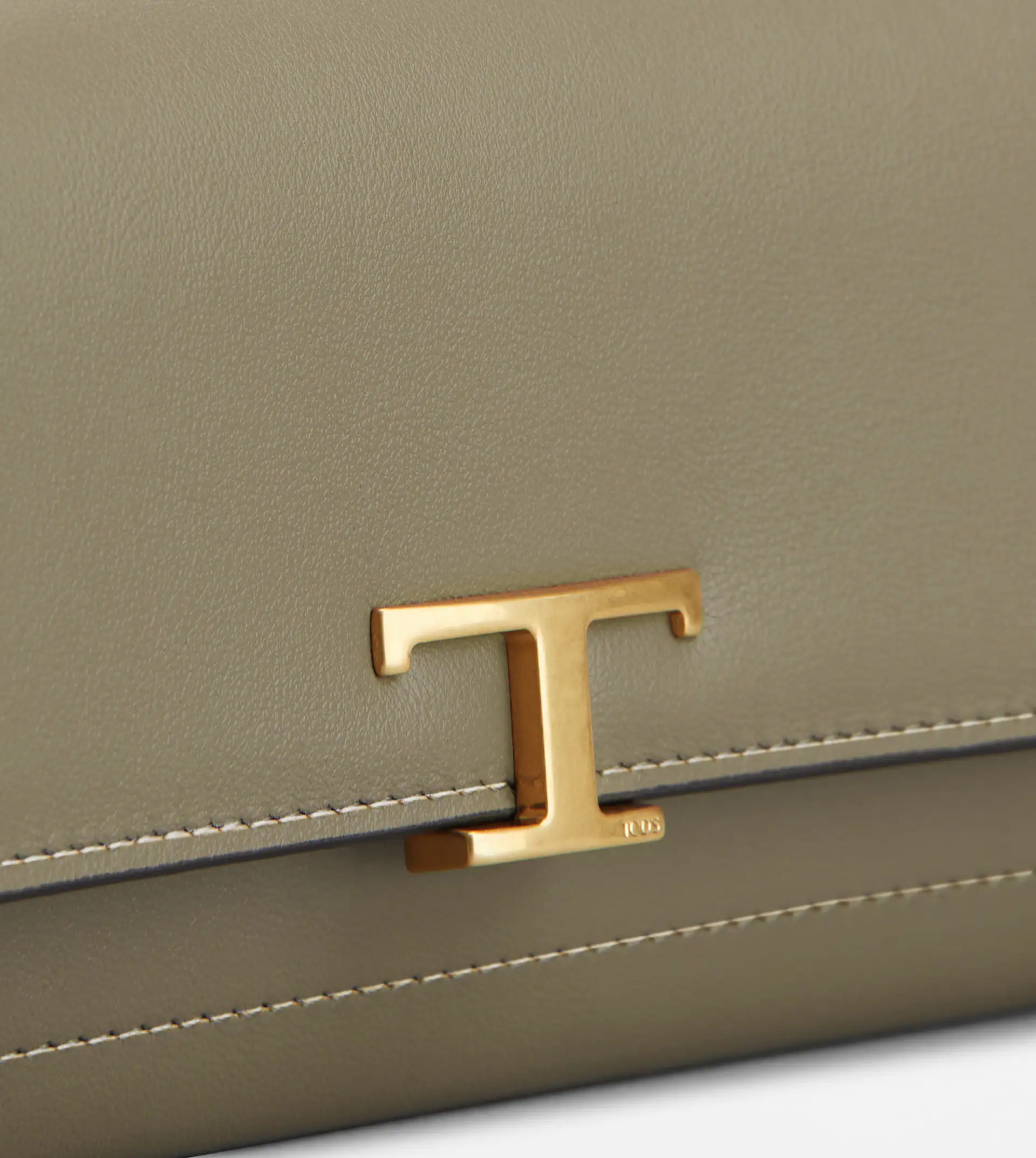 T TIMELESS WALLET IN LEATHER - GREY - 5