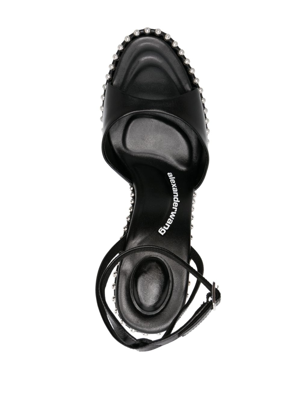 Nova 145mm platform leather sandals - 4