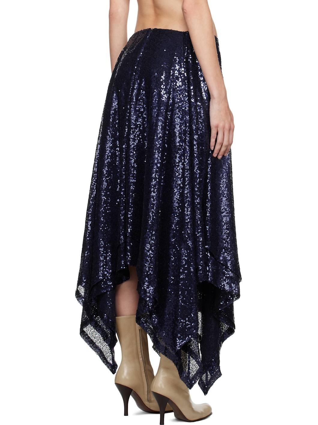 Blue Isla Midi Skirt - 3