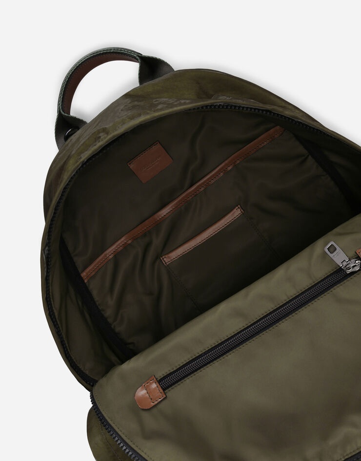 Nero Sicilia dna nylon backpack with branded tag - 5