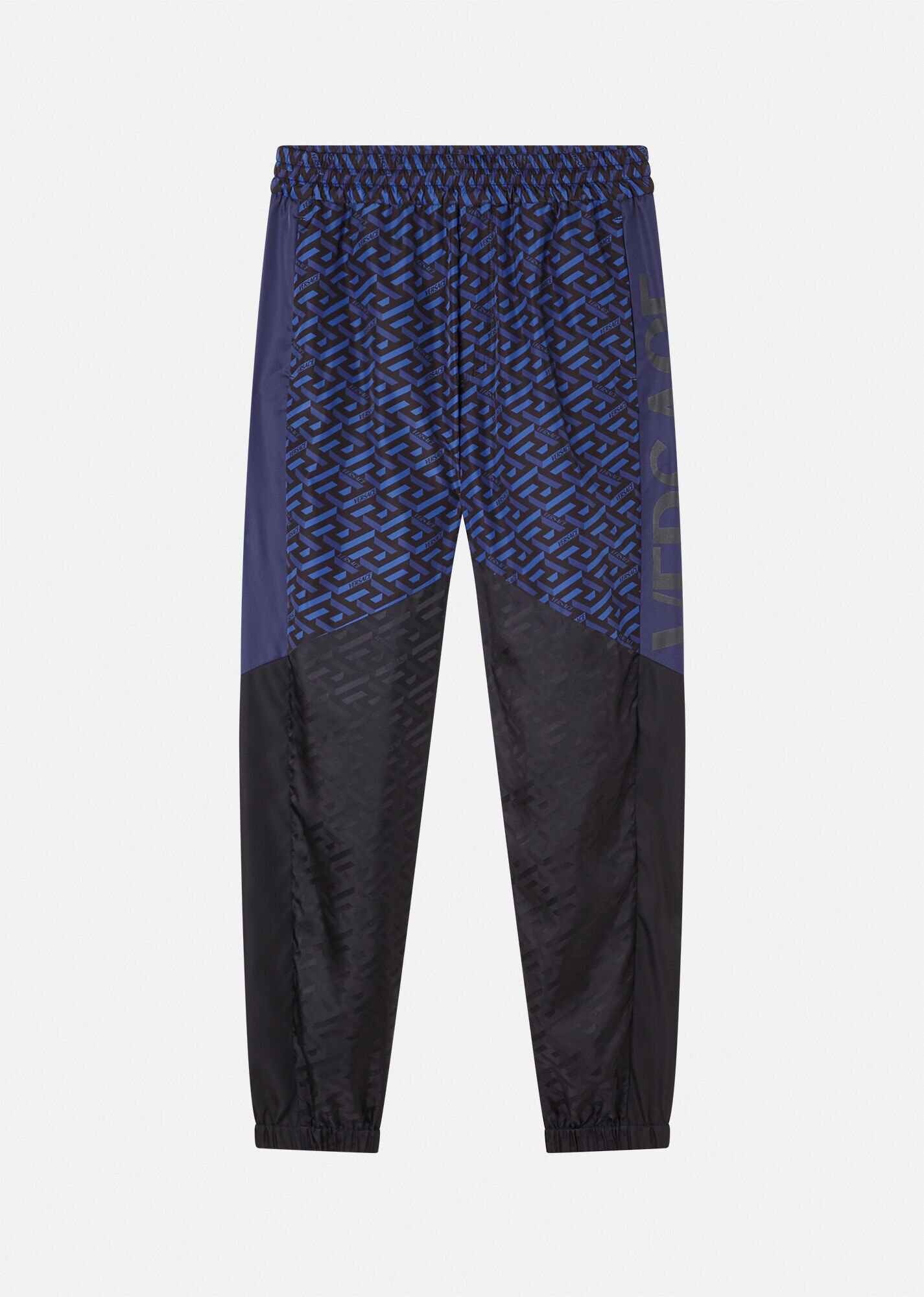 La Greca Print Joggers - 1