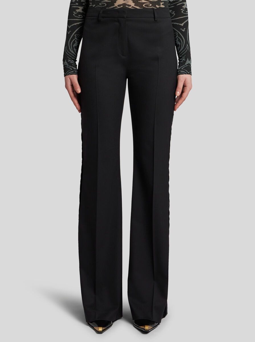 STRETCH WOOL TROUSERS - 2