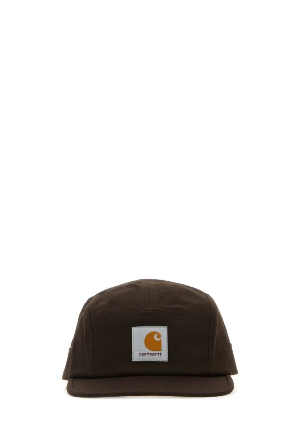 Dark brown cotton Backley Cap - 1