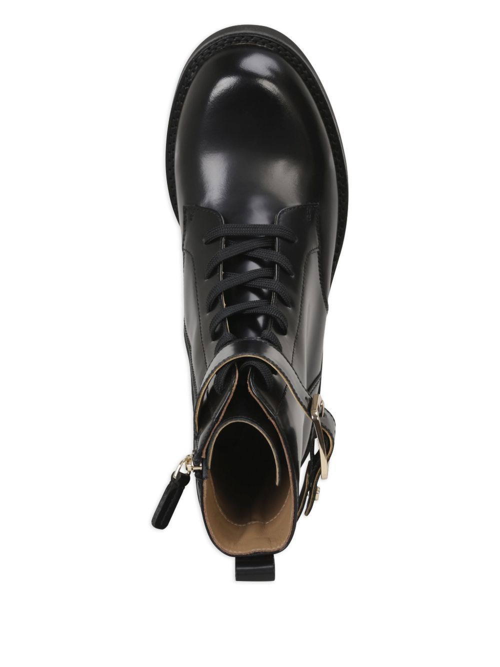 buckle-fastening lace-up boots - 3