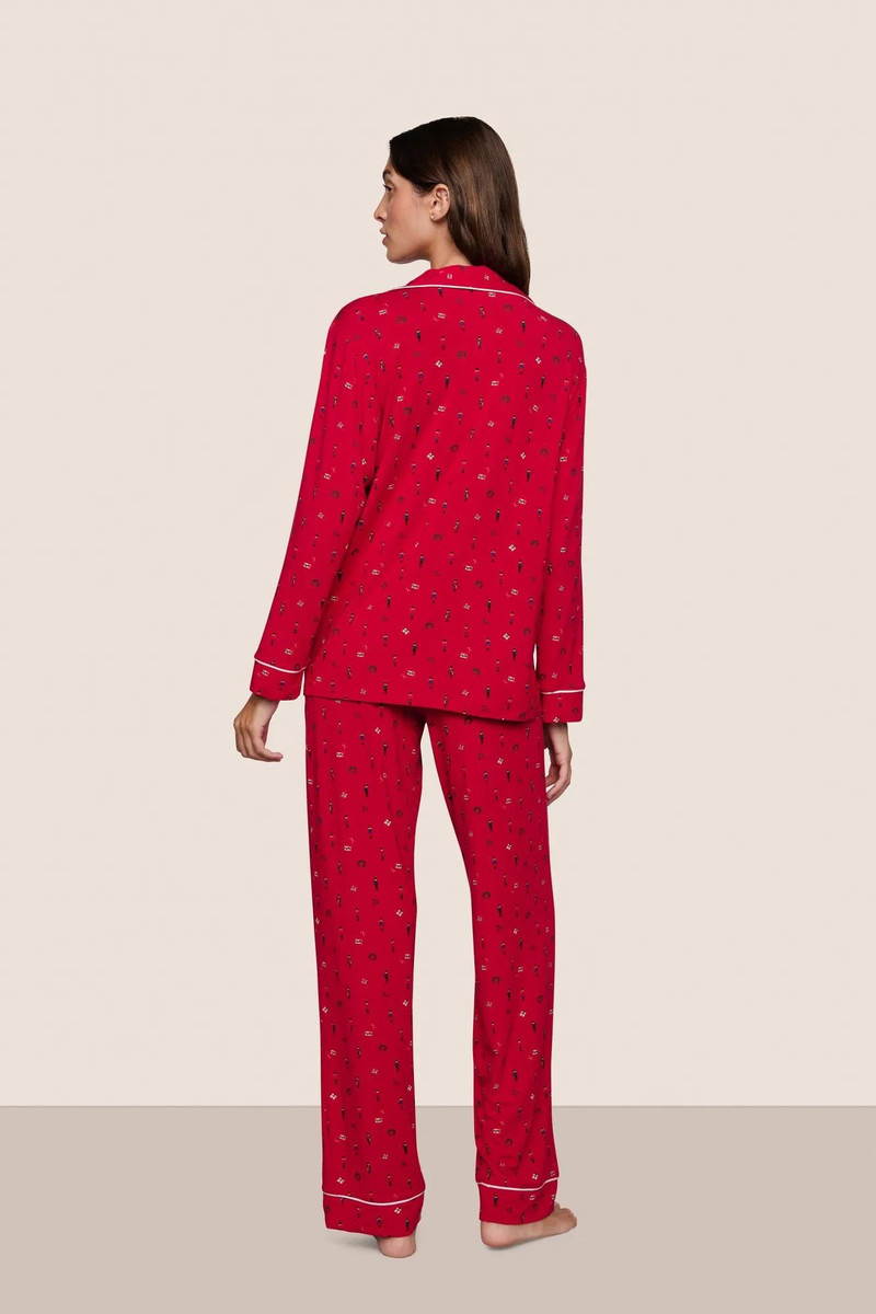 Gisele Printed TENCEL™ Modal Long PJ Set 4