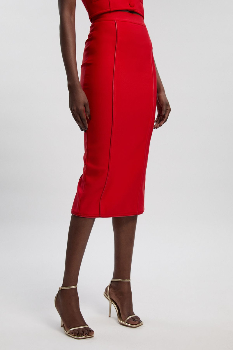 KAREN MILLEN Bandage Midi Skirt outlook