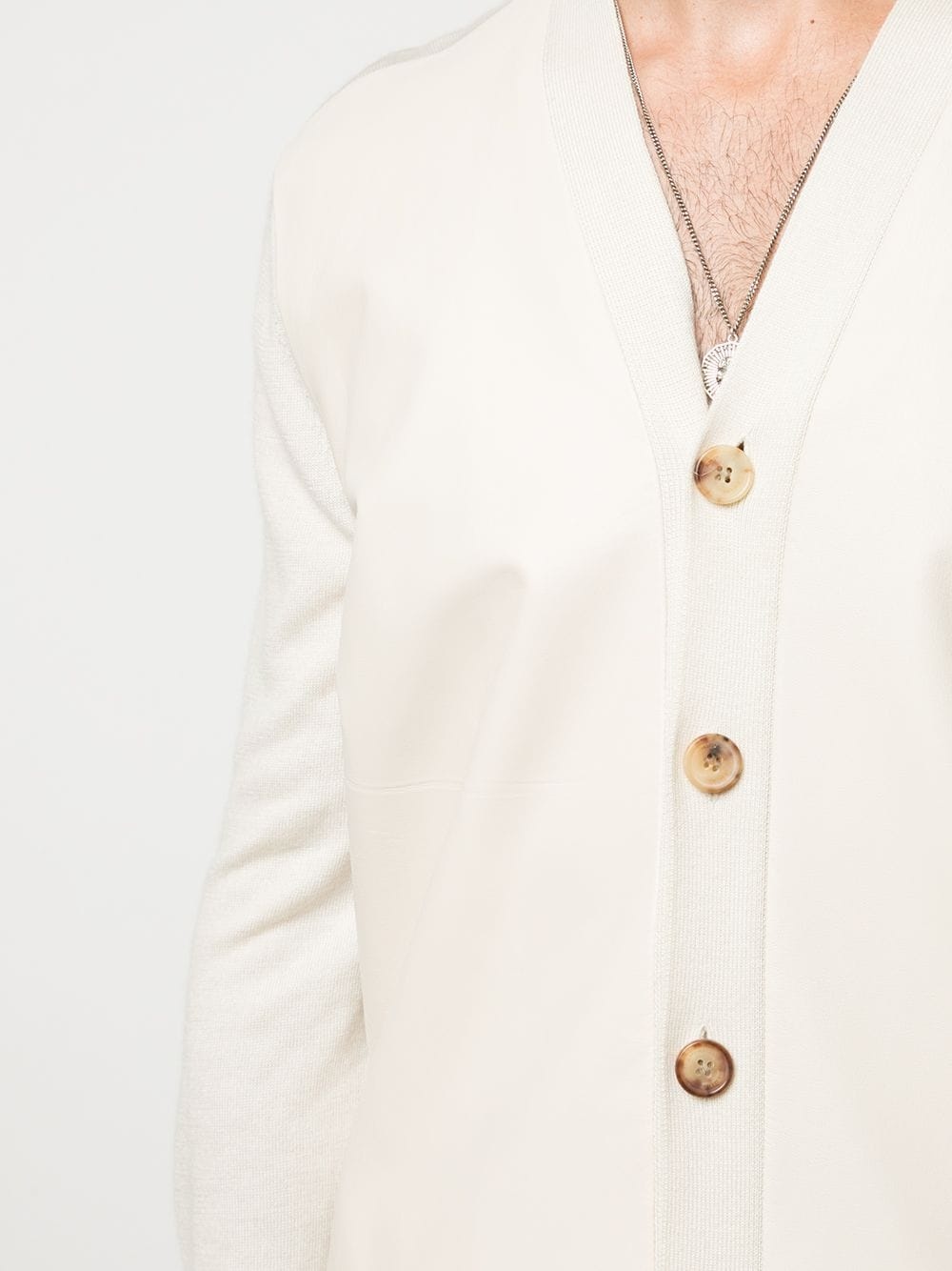 buttoned-up cashmere cardigan - 5