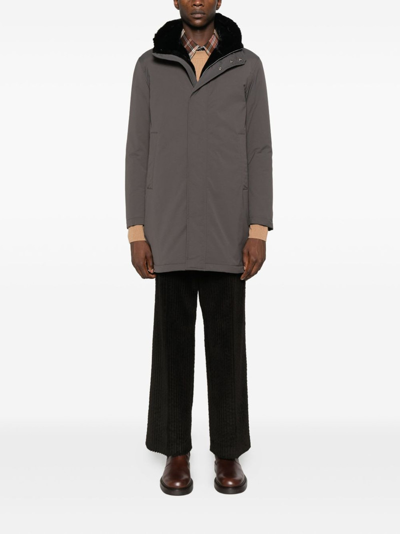 Herno hooded coat outlook