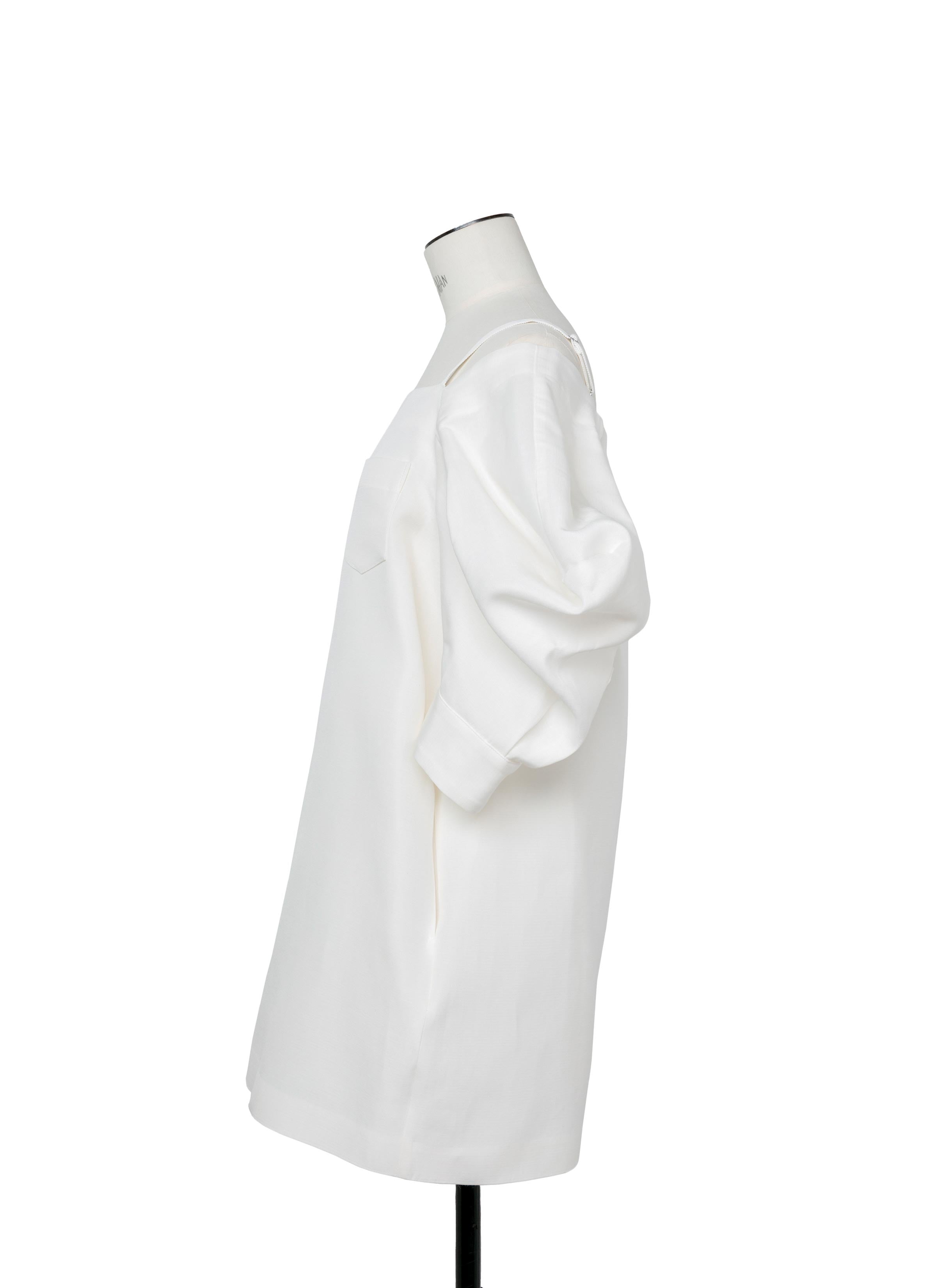 Double-Faced Silk Cotton Pullover - 2