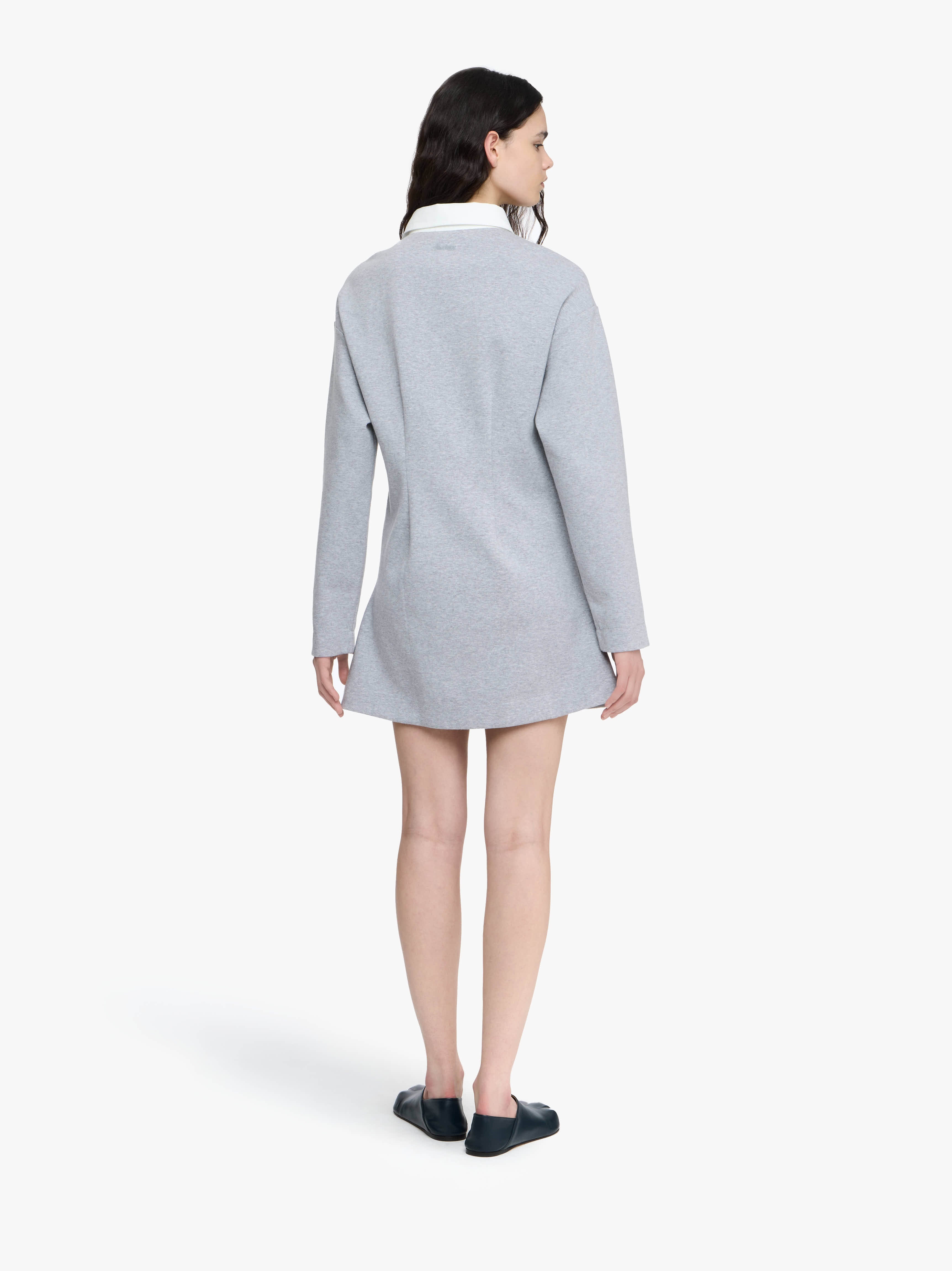 LONG SLEEVE POLO DRESS - 3
