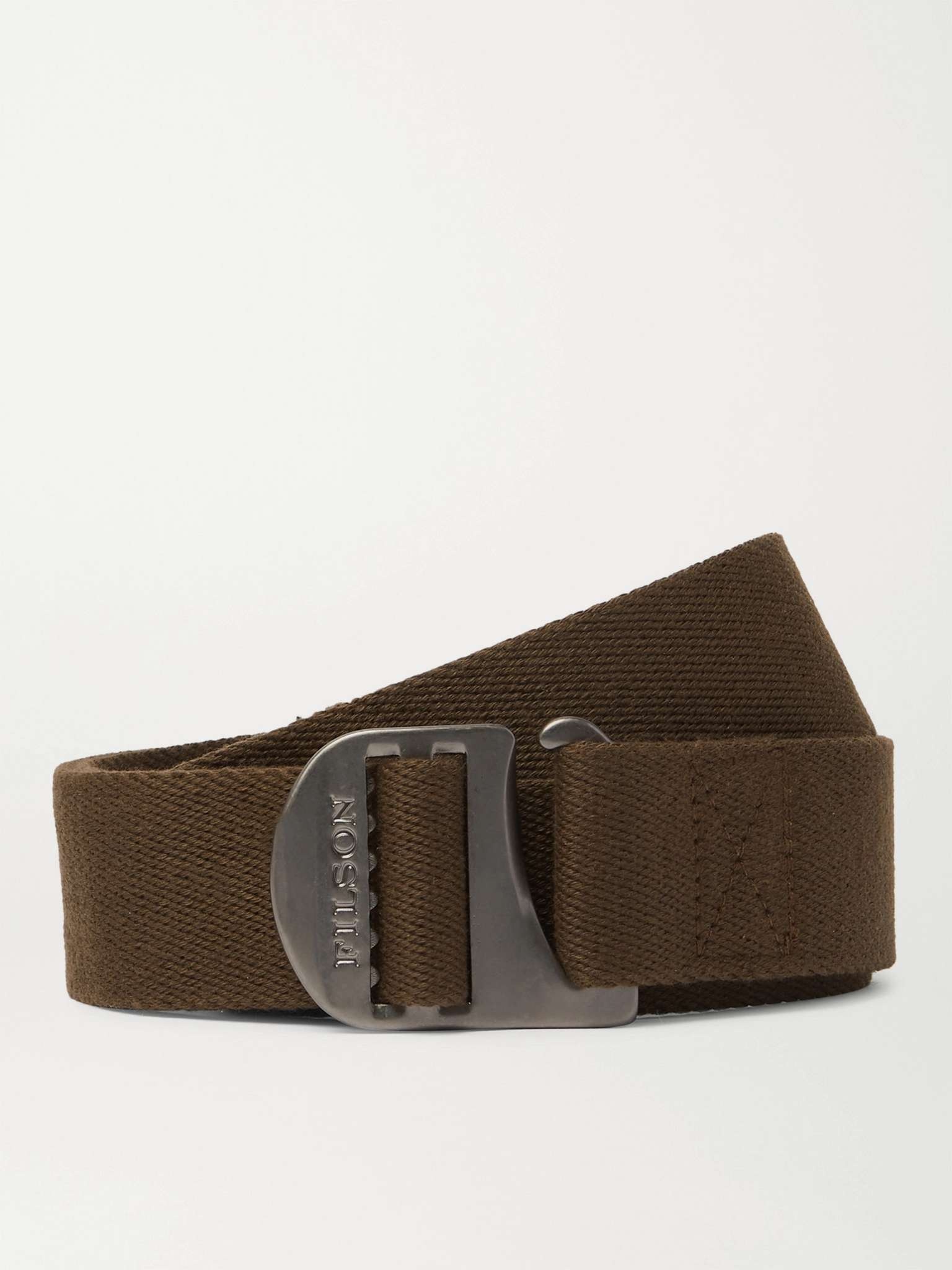 Togiak 4cm Leather-Trimmed Webbing Belt - 1