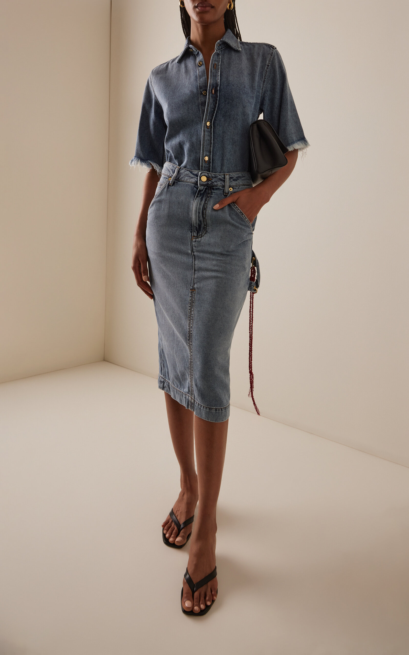 Denim Skirt medium wash - 3