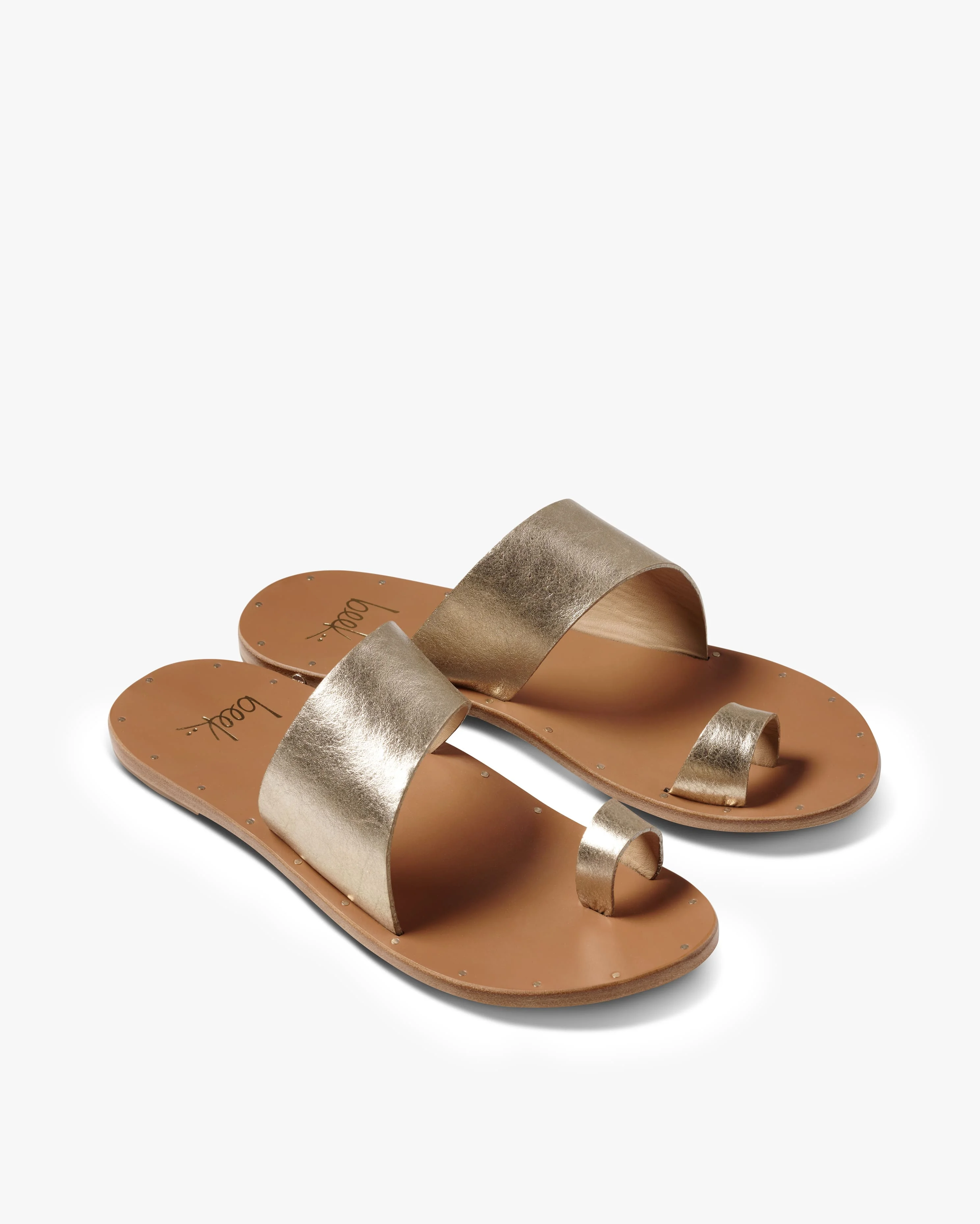 Finch Leather Toe-Ring Sandal - 1