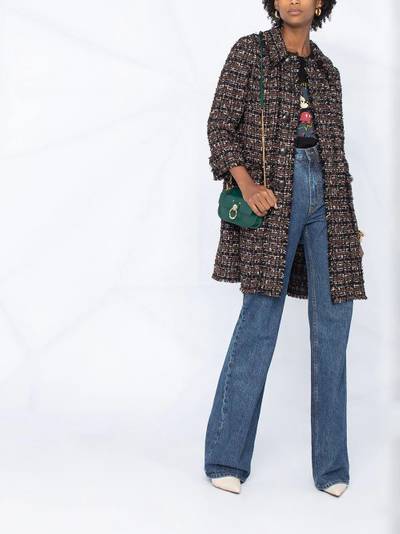 Dolce & Gabbana tweed mid-length coat outlook