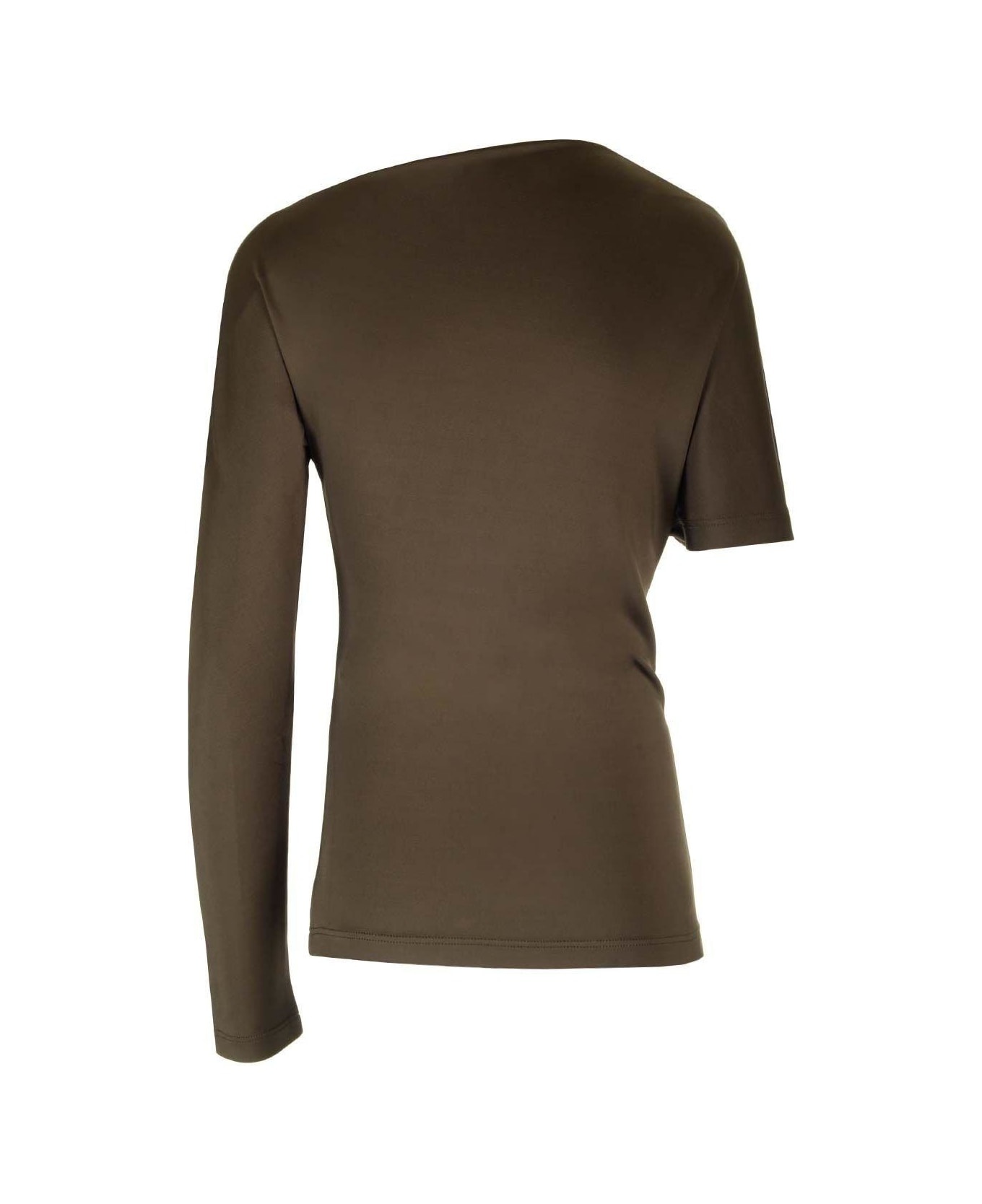 Asymmetric Sleeved Top - 2