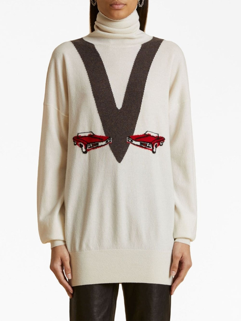 Esmal jacquard-knit cashmere jumper 3