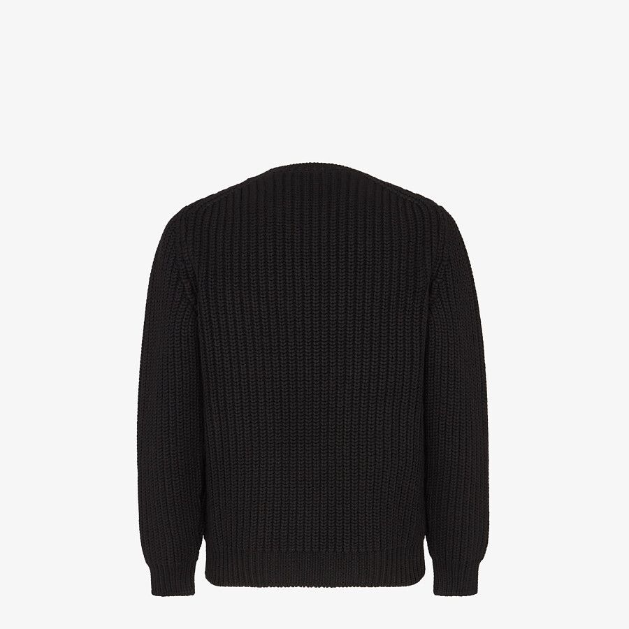 Black wool sweater - 2