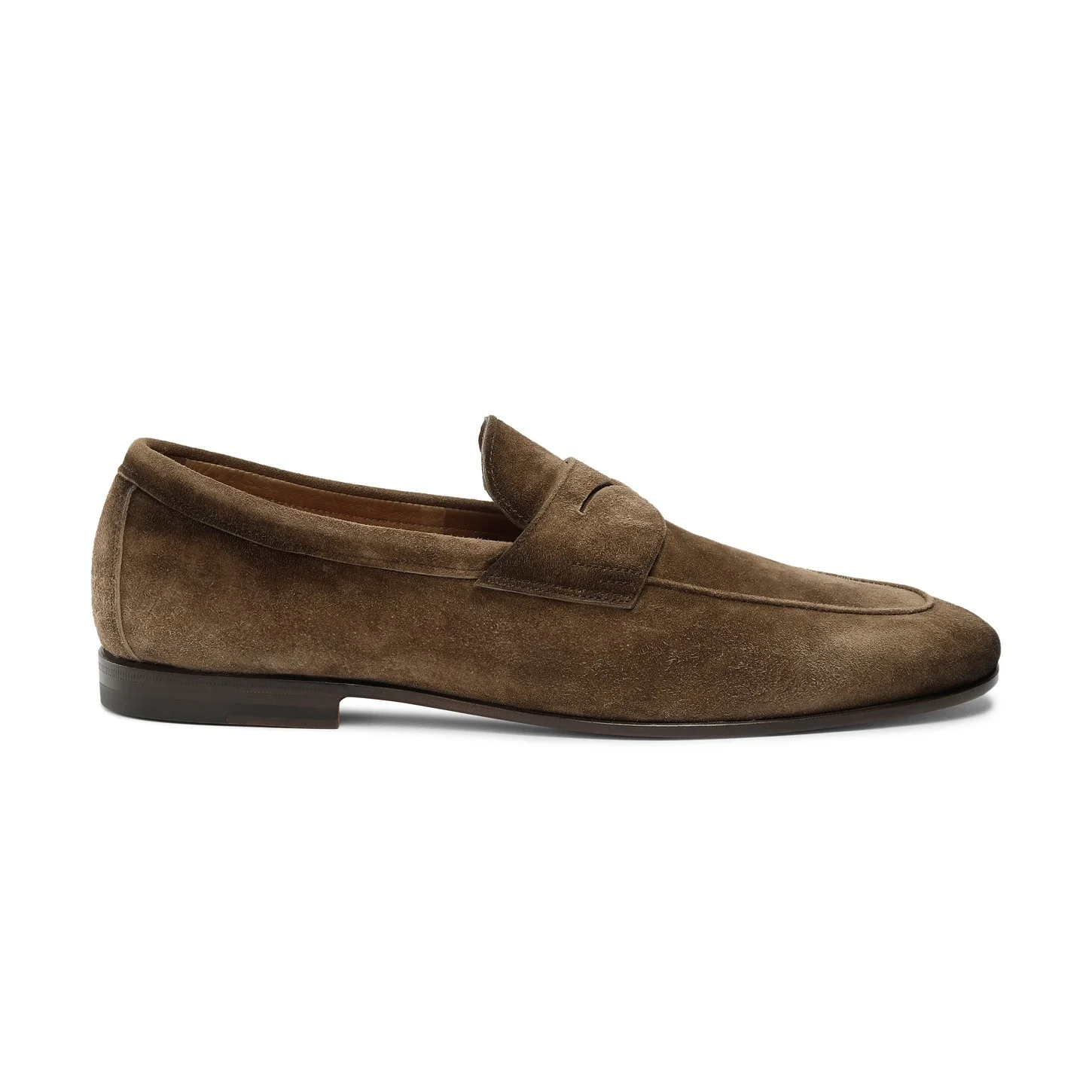 Men's brown suede Carlo loafer - 1