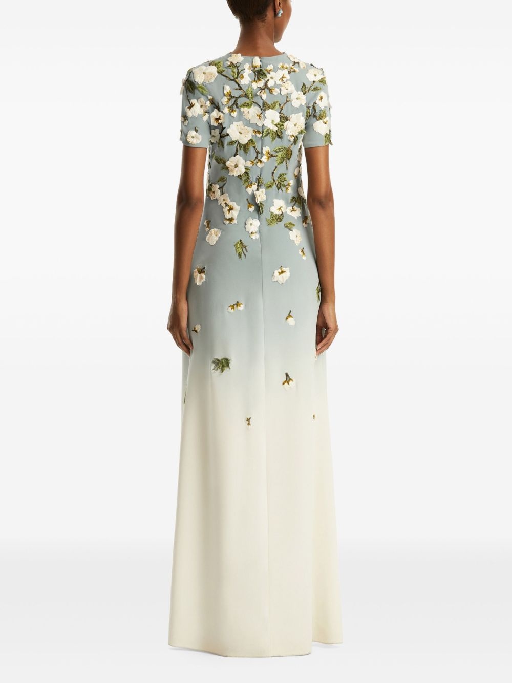 floral-embellished gown - 4