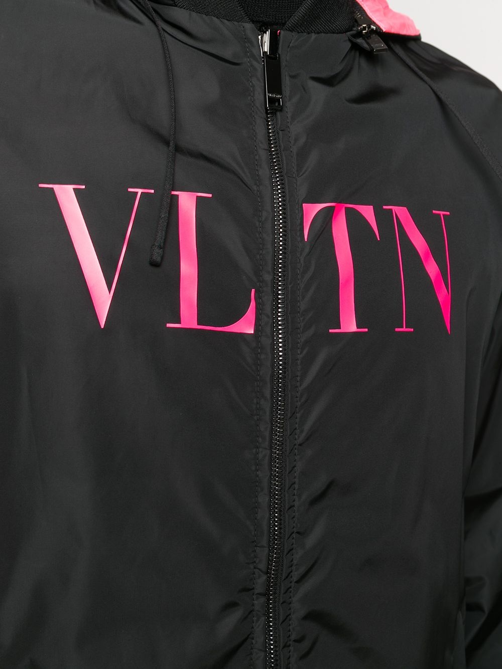 VLTN print reversible windbreaker - 5