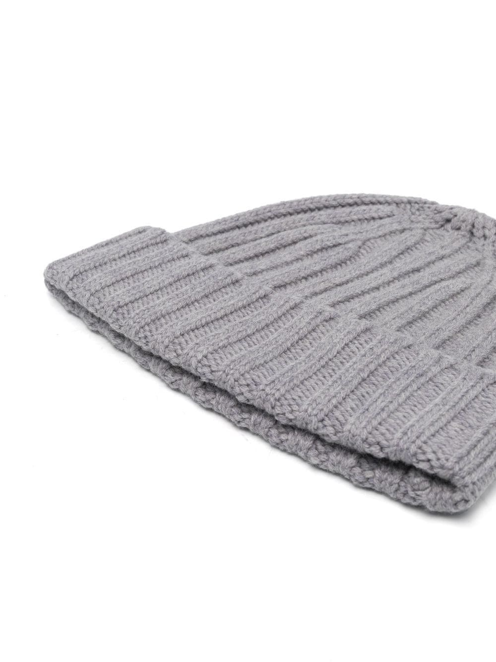 chunky ribbed-knit beanie - 2