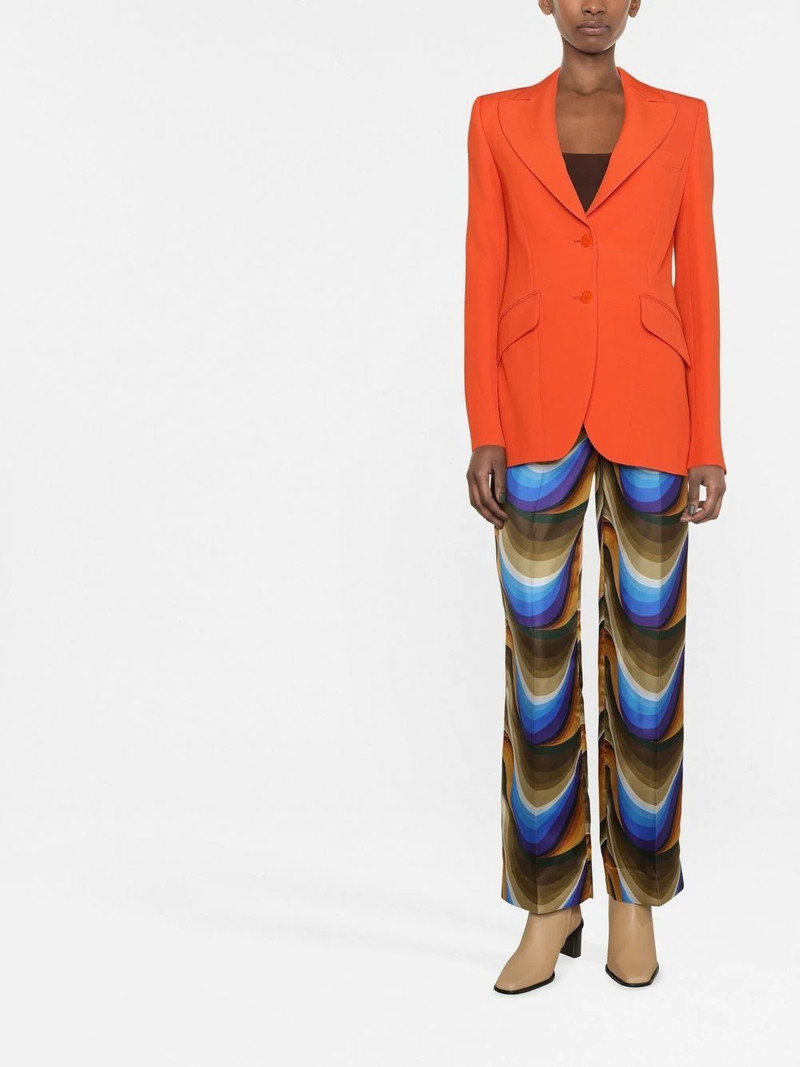 Stella McCartney single-breasted tailored blazer outlook