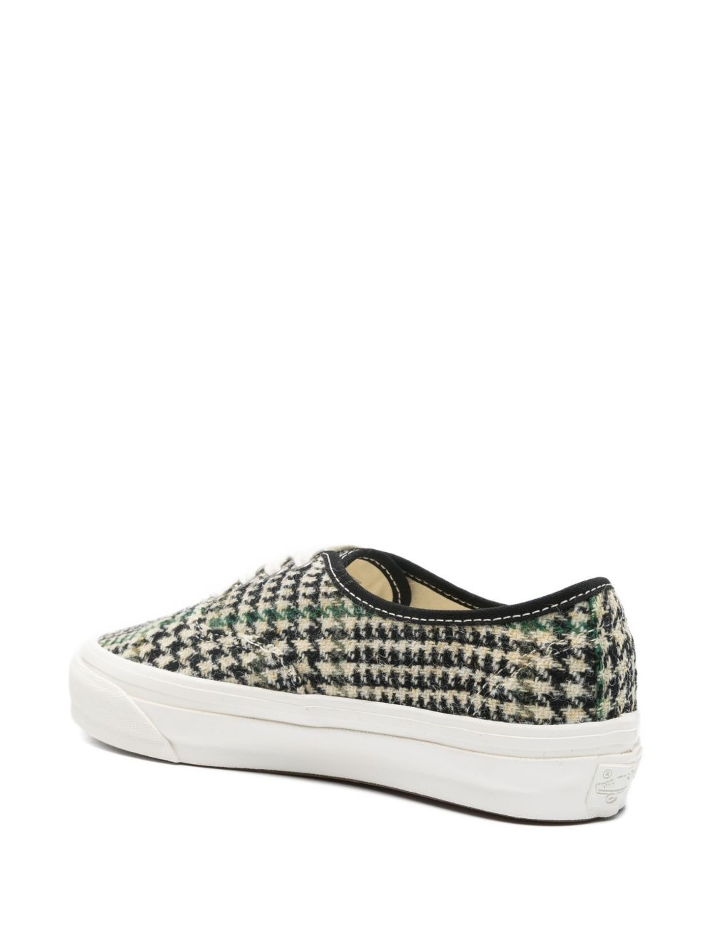 check tweed sneakers - 3
