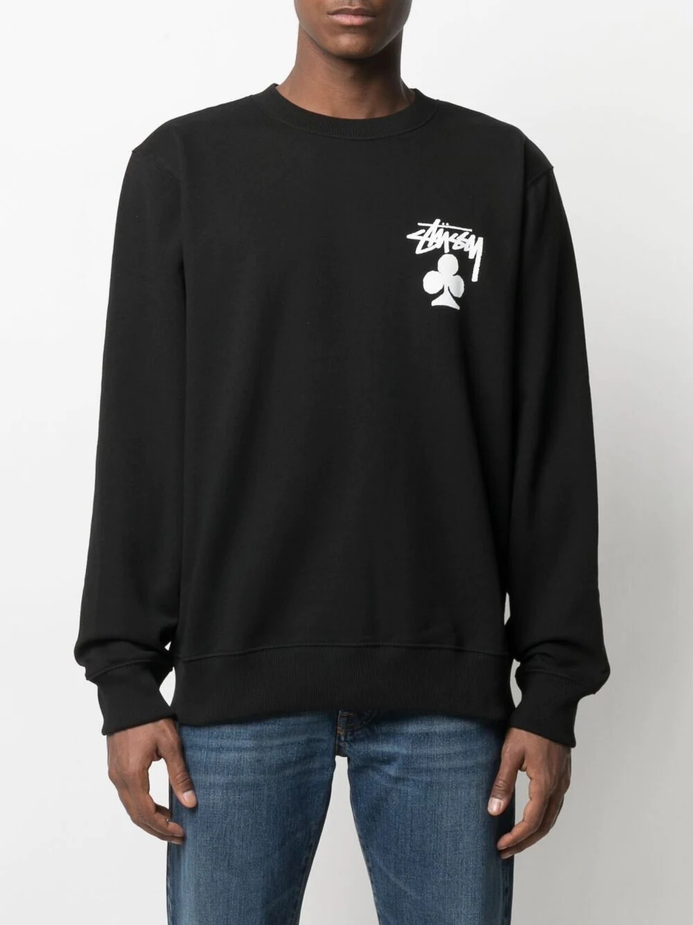 club logo crewneck sweatshirt - 3