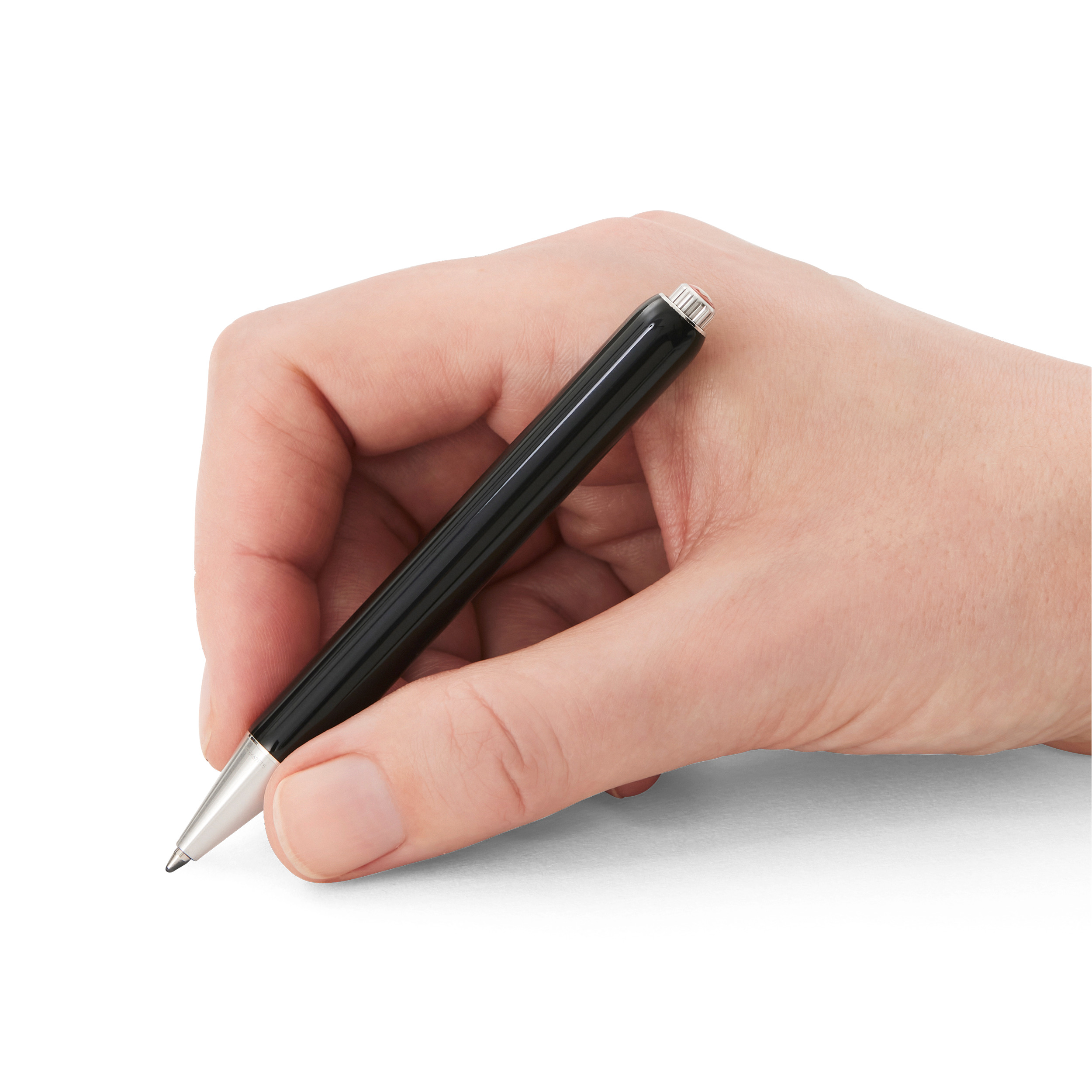 MONTBLANC HERITAGE ROUGE ET NOIR "BABY" SPECIAL EDITION BLACK BALLPOINT PEN - 2