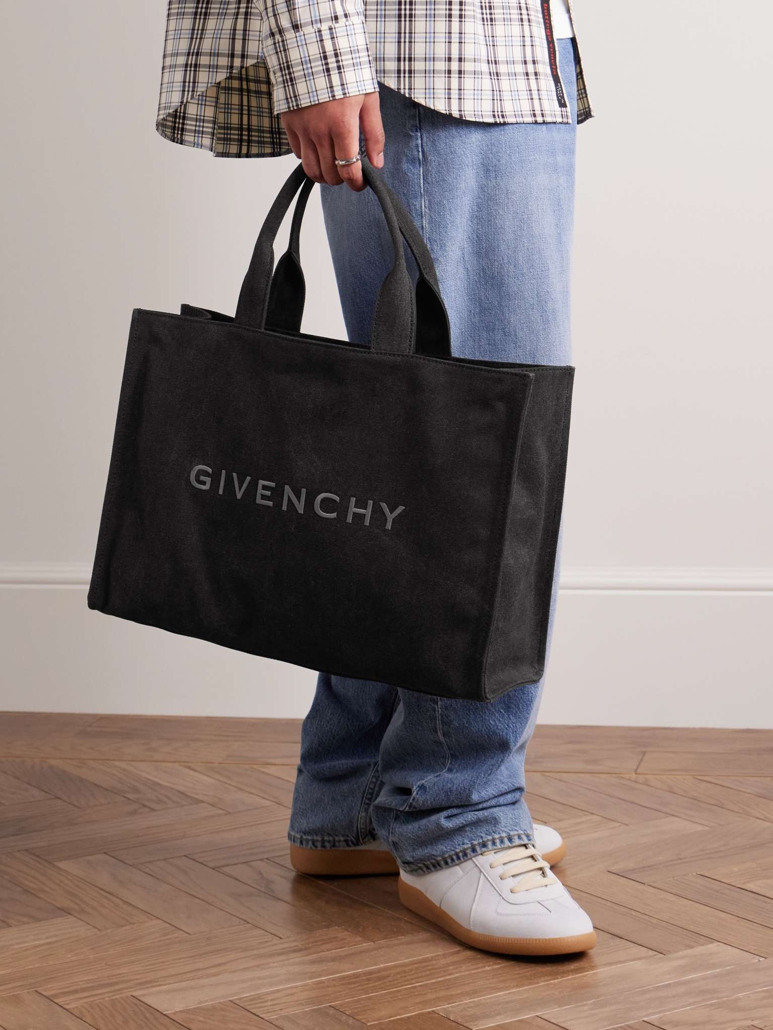 Logo-Embroidered Canvas Tote Bag - 2