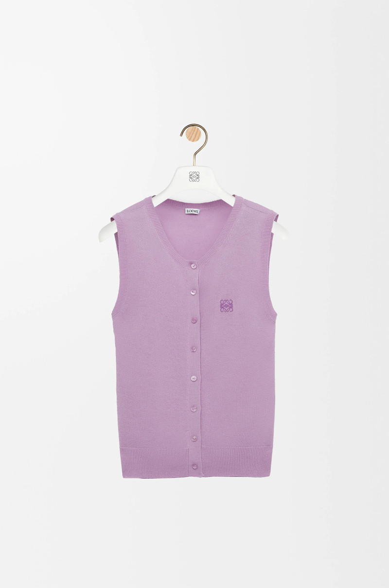 Vest in cashmere and silk 1