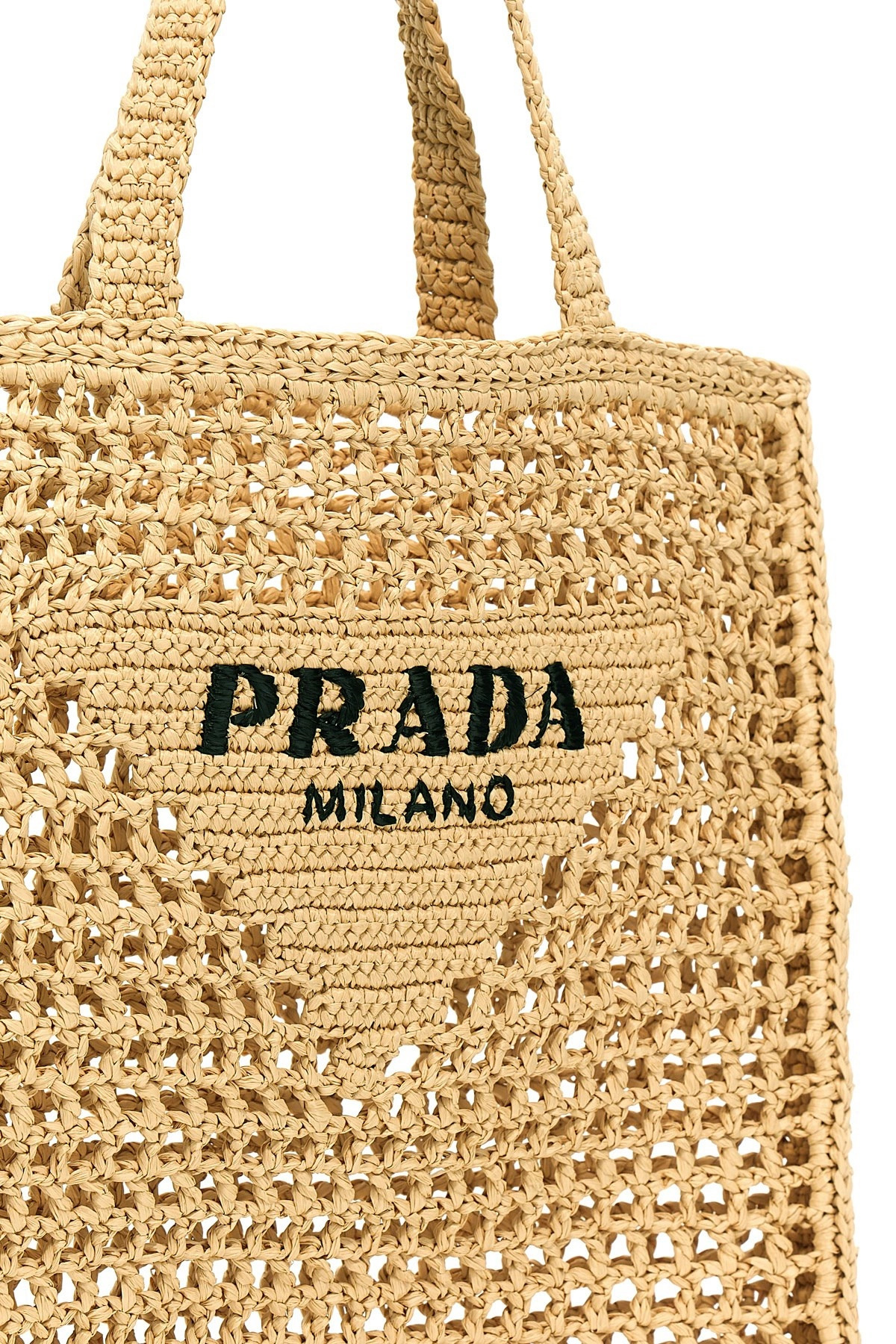 Logo woven fabric shopping bag - 4