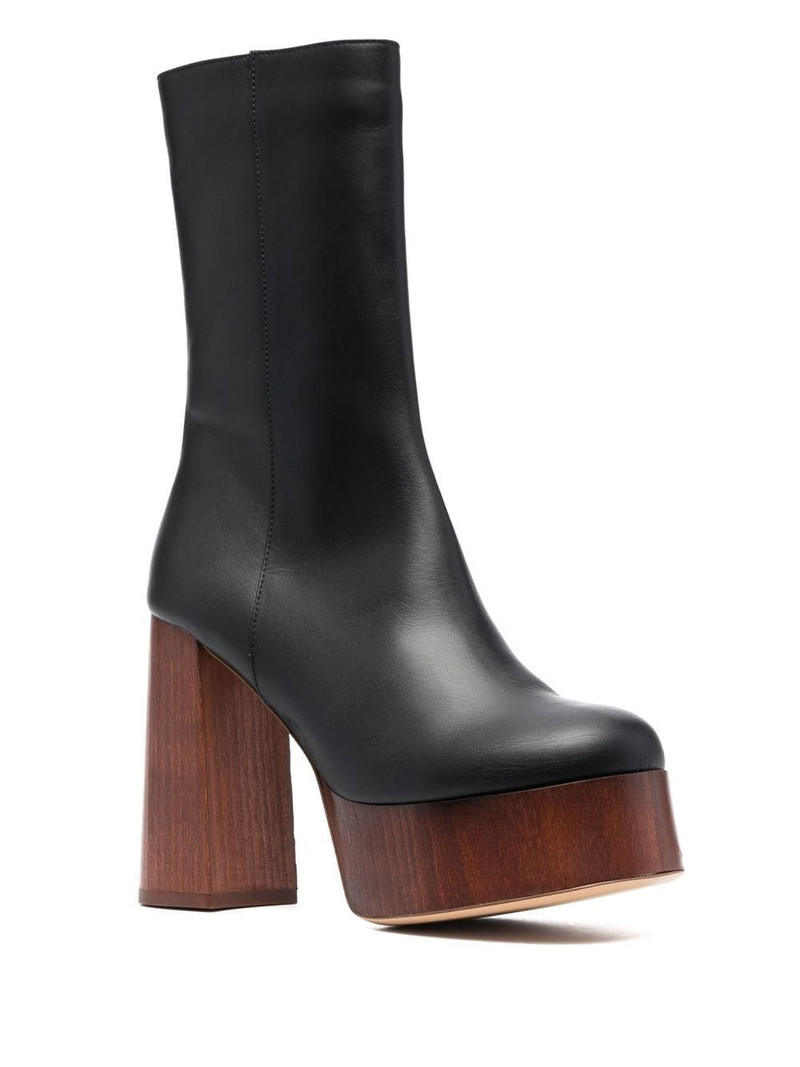 GIABORGHINI Rosie 120mm platform mid-calf boots outlook
