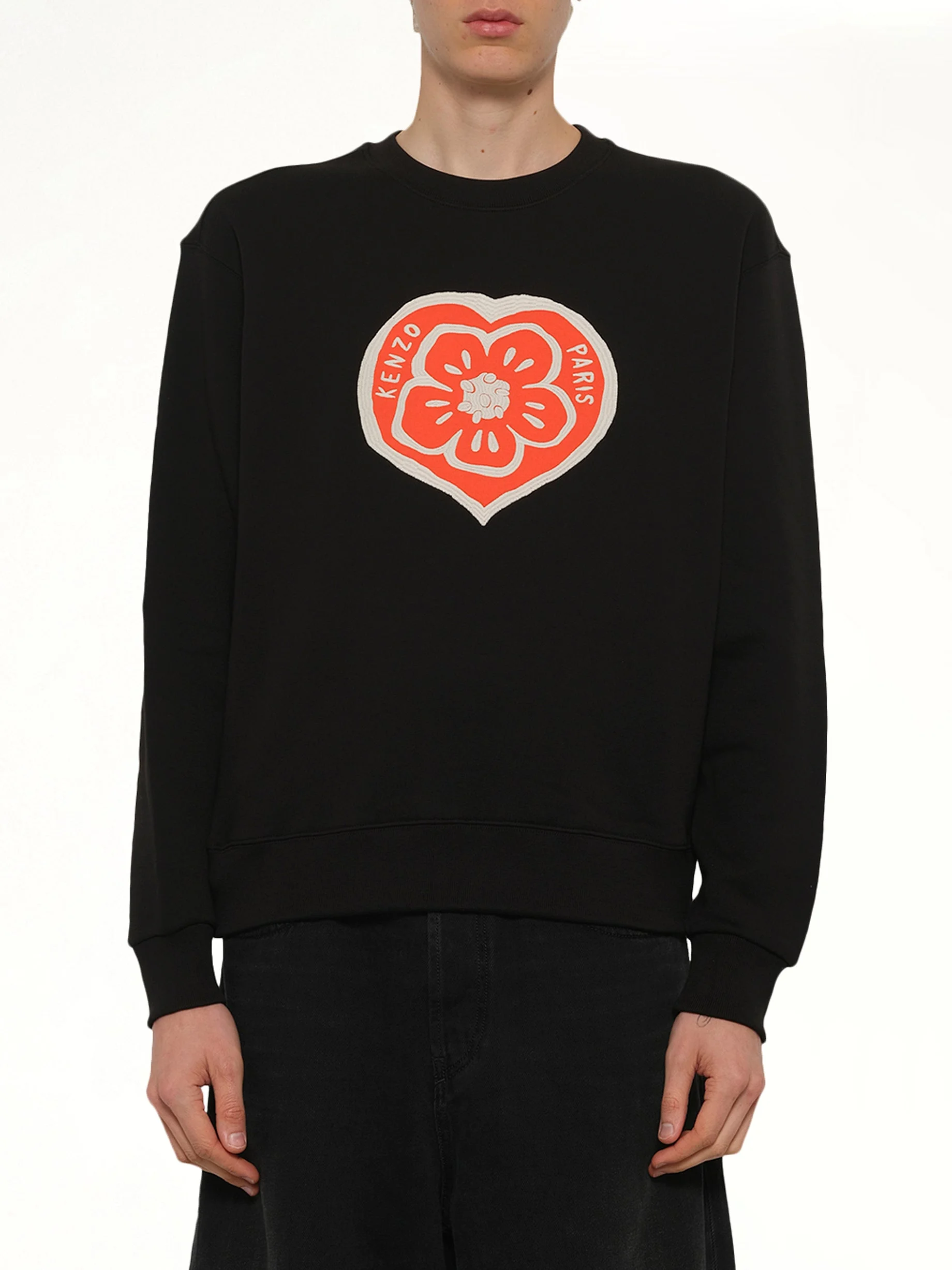 Kenzo Boke Heart Classic Sweatshirt in Black - 1