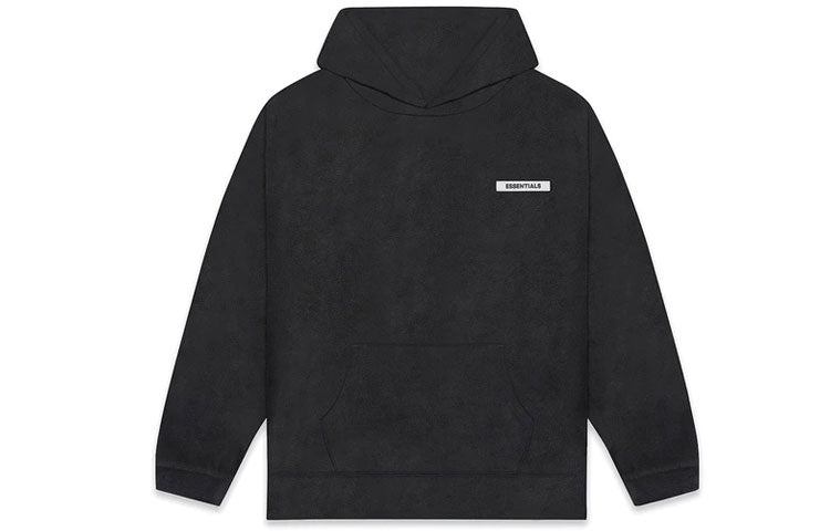Fear of God Essentials FW20 Polar Fleece Hoodie 'Black' FOG-FW20-338 - 2
