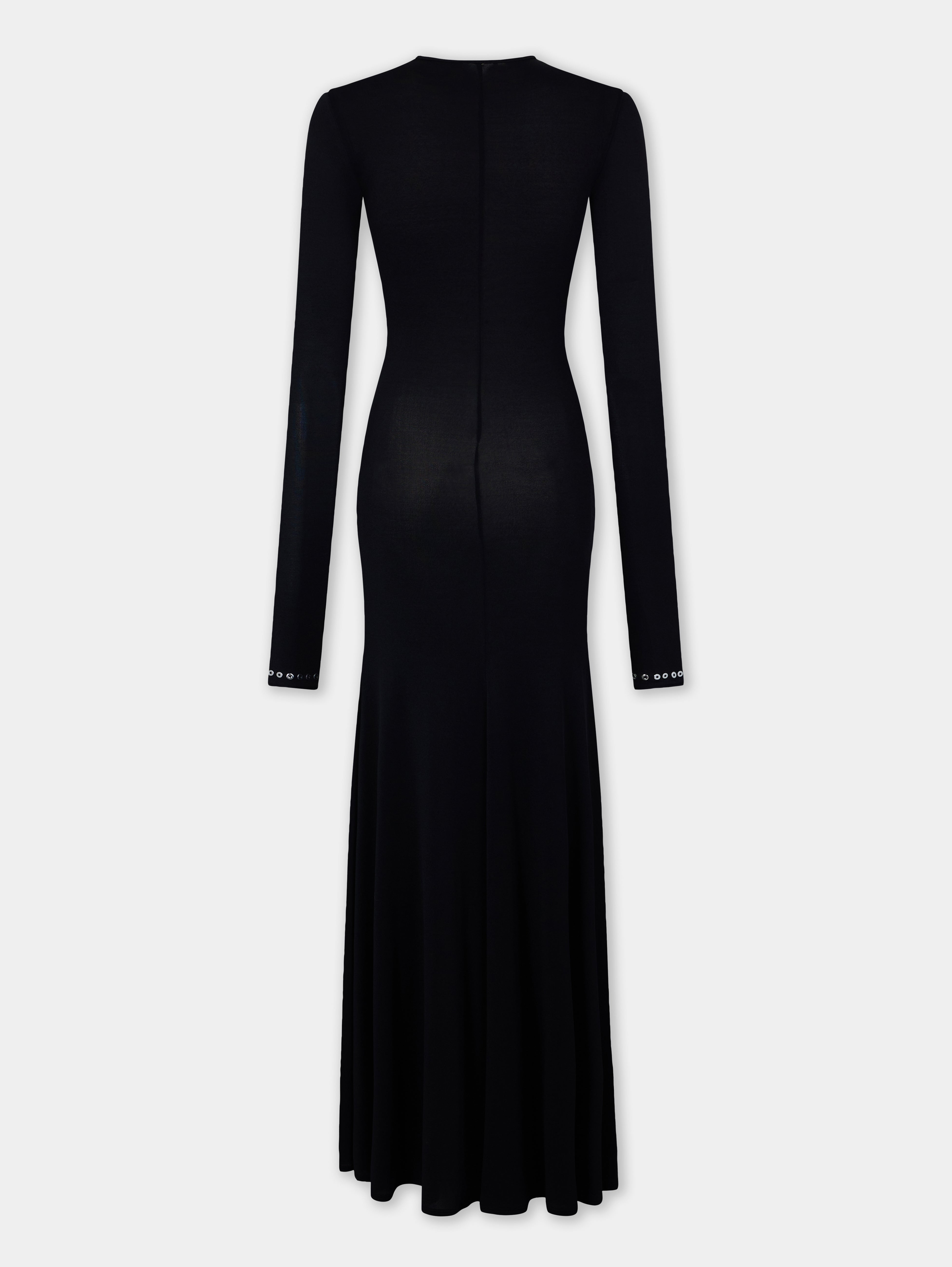 SECOND-SKIN LONG DRESS IN JERSEY - 6
