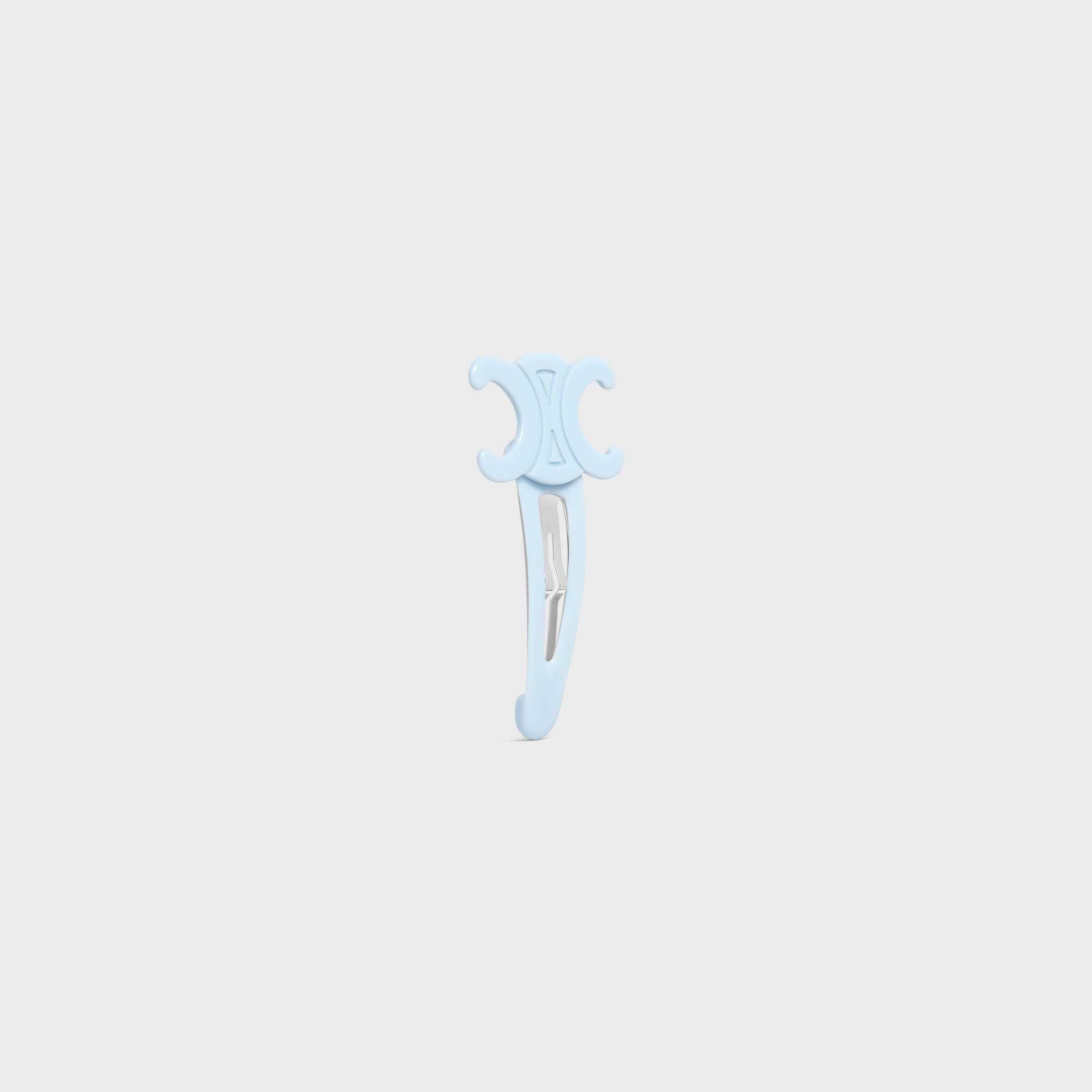 Celine Large Snap Hair Clip in Acetate and Steel - 2