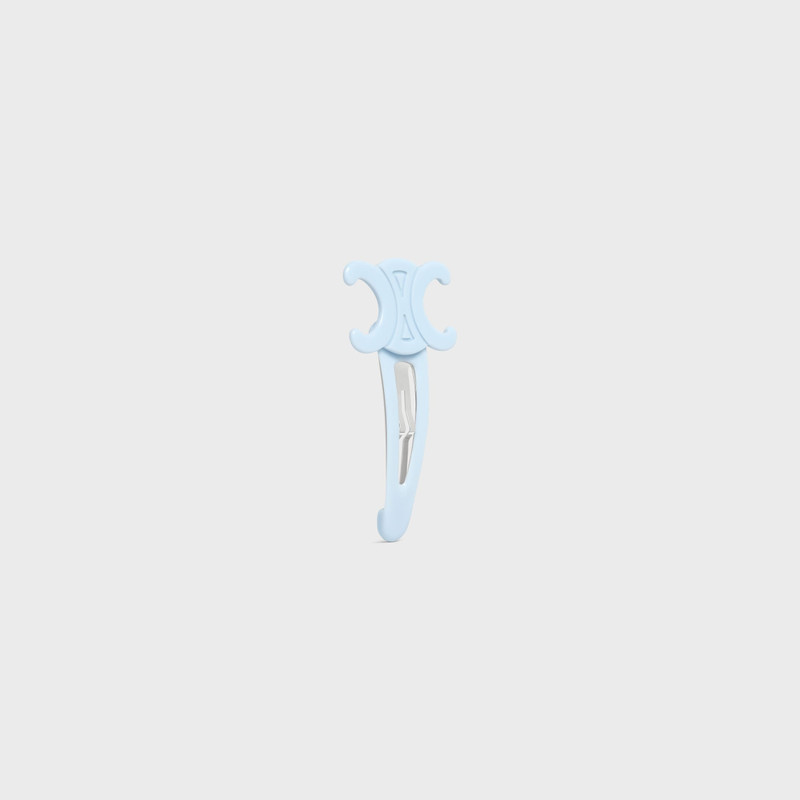 CELINE Celine Large Snap Hair Clip in Acetate and Steel outlook