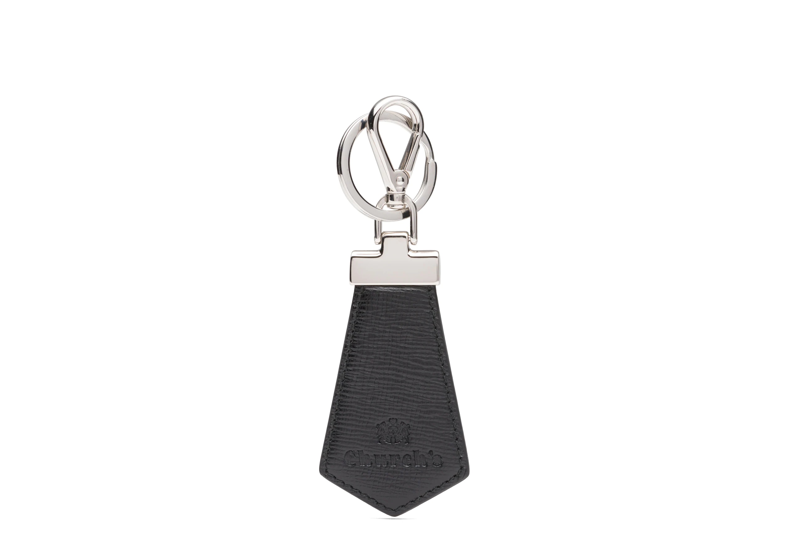 Tab keyring
St James Leather Keyring Black - 1