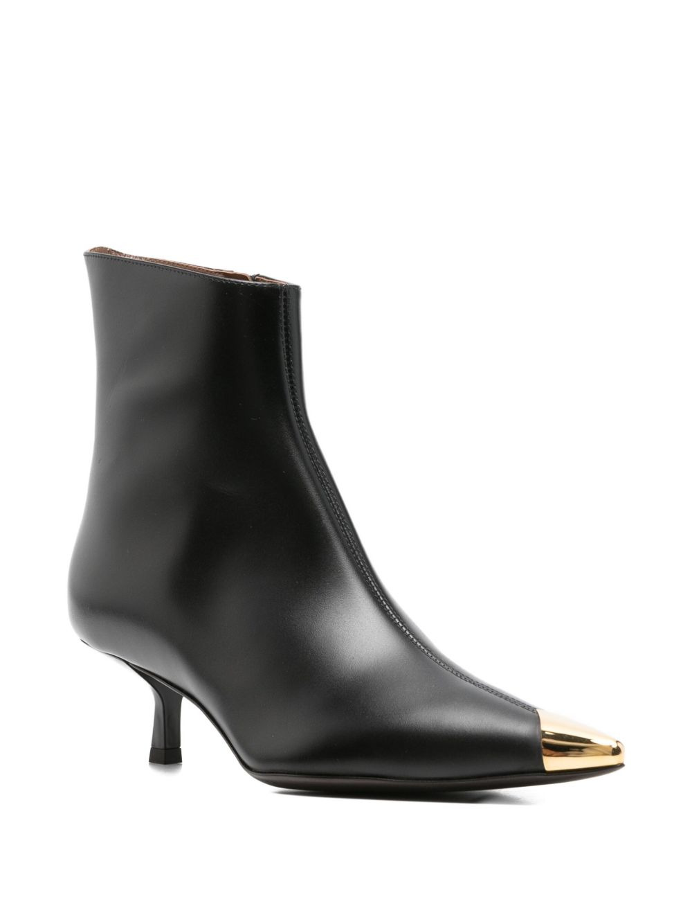 50mm pointed-toe heeled boots - 2