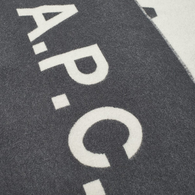 A.P.C. A.P.C. Rue Madame Logo Scarf outlook