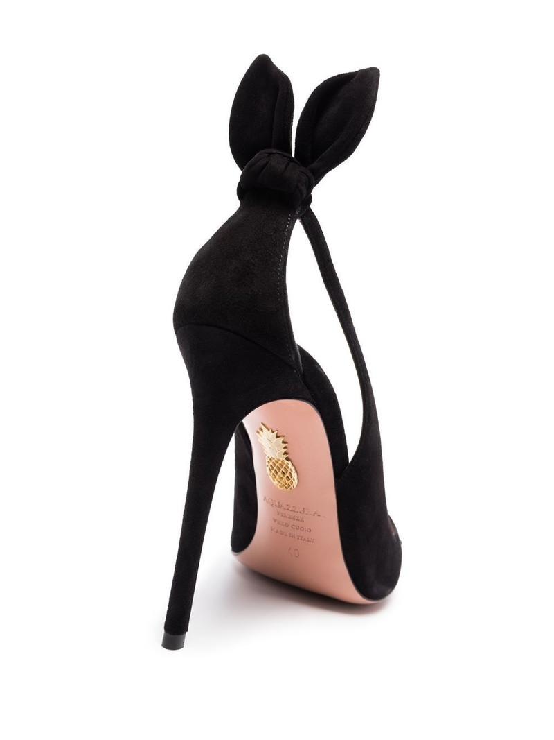 AQUAZZURA 105mm Bow Tie pumps outlook
